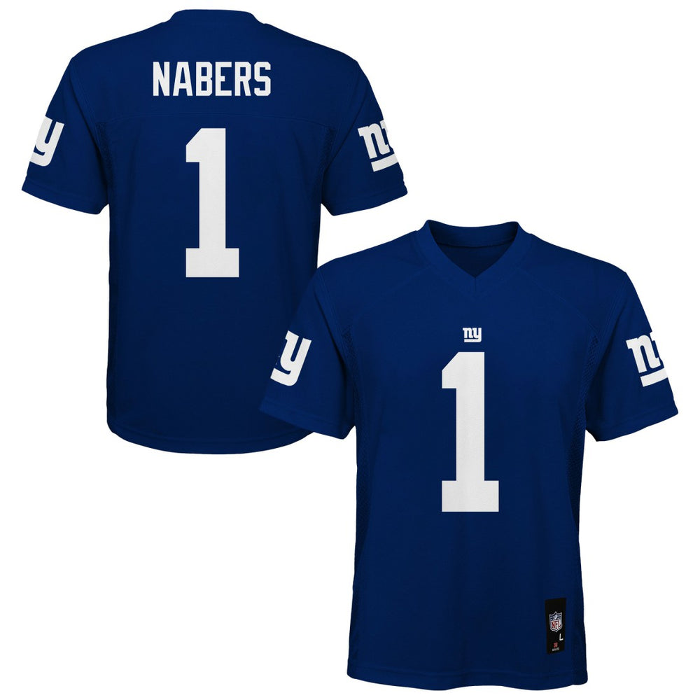 Malik Nabers  Outerstuff Preschool Replica Player Jersey - New York Giants