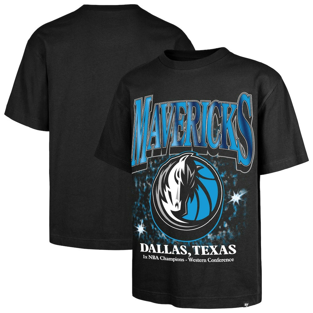 NBA Dallas Mavericks '47 Past Champs Collection Flashbulb Foundation T-Shirt sale