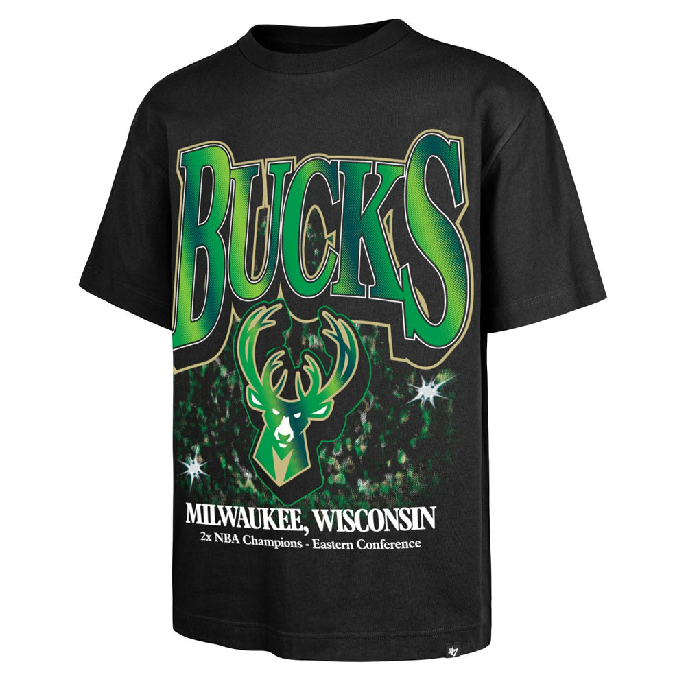 NBA Milwaukee Bucks '47 Past Champs Collection Flashbulb Foundation T-Shirt