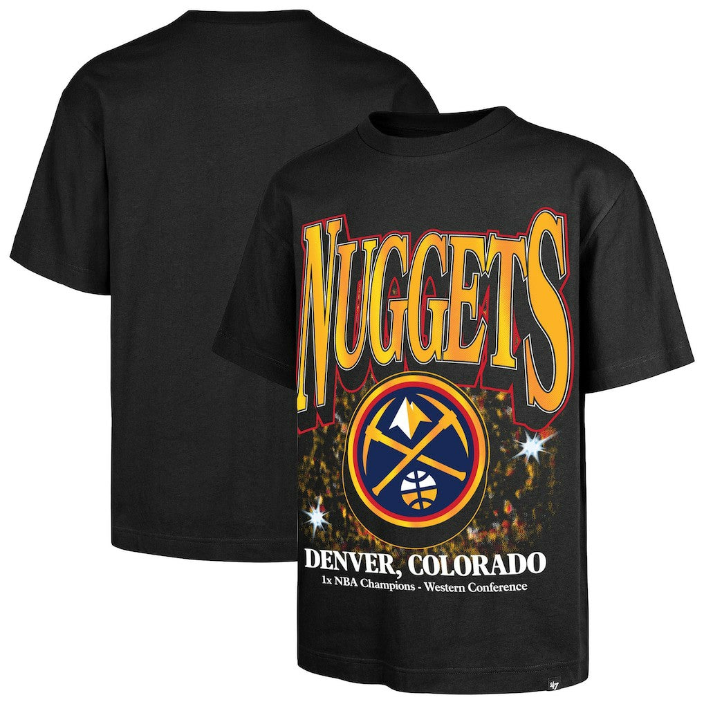 NBA Denver Nuggets '47 Past Champs Collection Flashbulb Foundation T-Shirt sale
