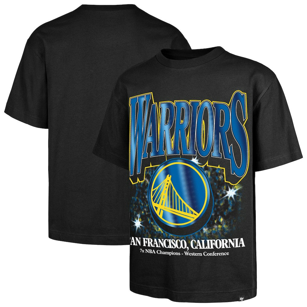 NBA Golden State Warriors '47 Past Champs Collection Flashbulb Foundation T-Shirt sale