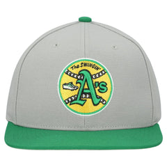 MLB Athletics Mitchell & Ness Cooperstown Collection Basic Flip Snapback Hat