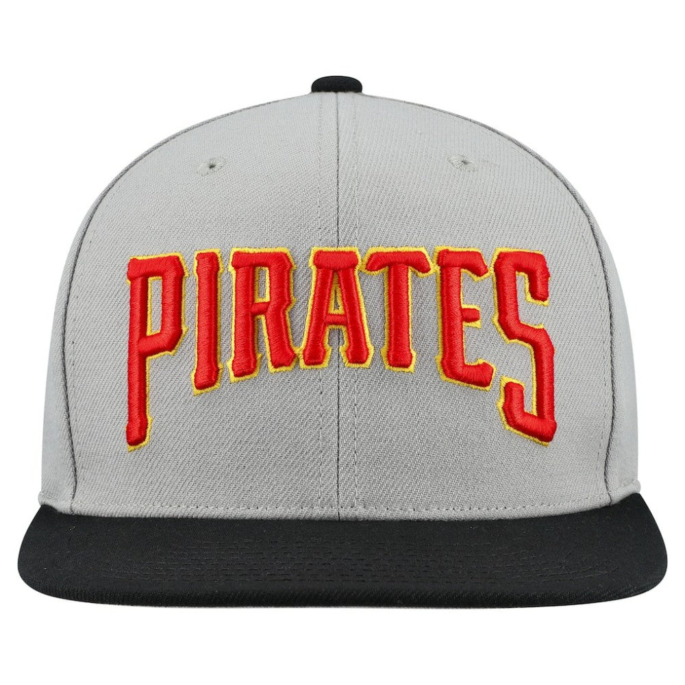 MLB Pittsburgh Pirates Mitchell & Ness Cooperstown Collection Basic Flip Snapback Hat