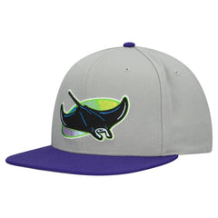 MLB Tampa Bay Rays Mitchell & Ness Cooperstown Collection Basic Flip Snapback Hat