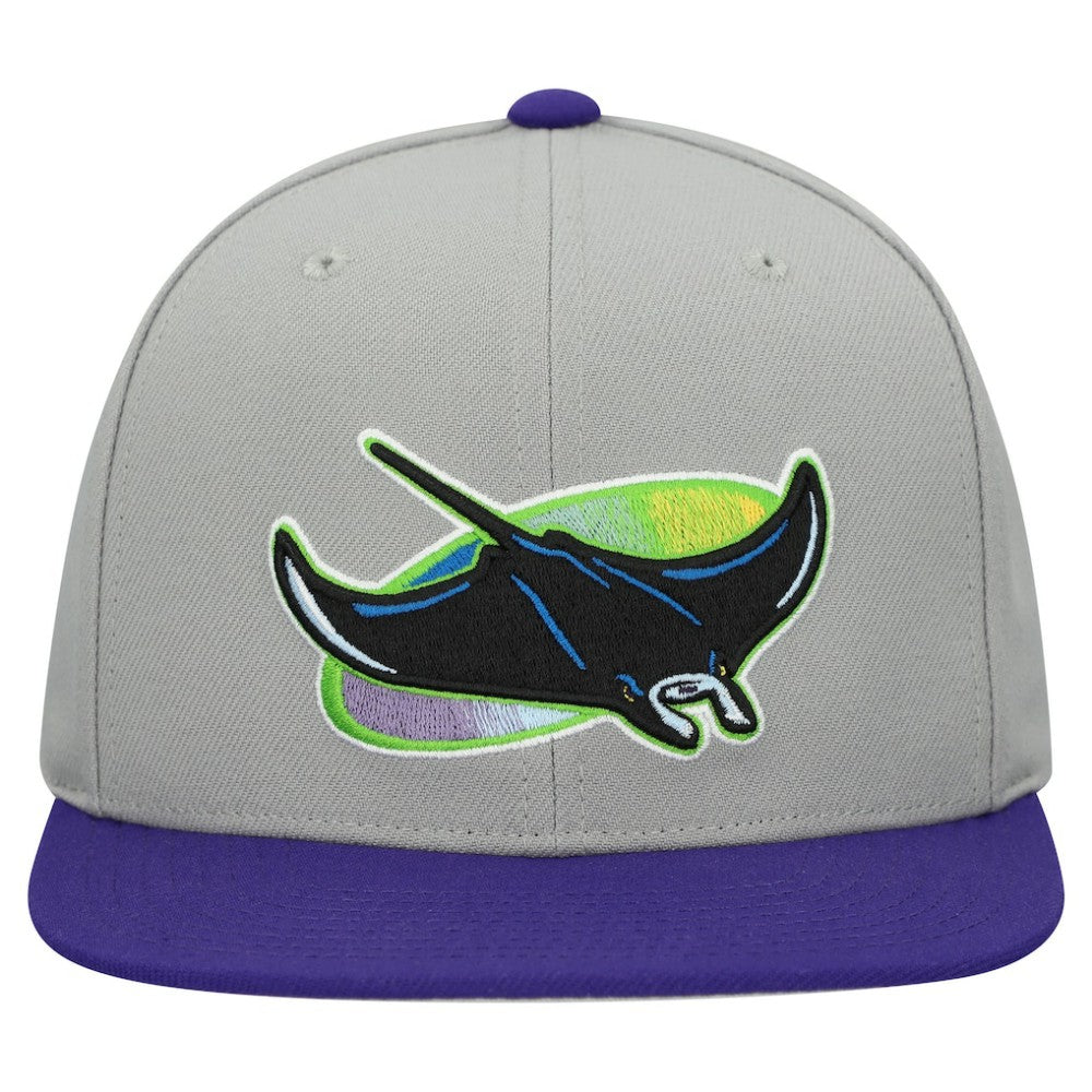 MLB Tampa Bay Rays Mitchell & Ness Cooperstown Collection Basic Flip Snapback Hat