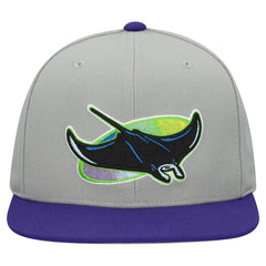 MLB Tampa Bay Rays Mitchell & Ness Cooperstown Collection Basic Flip Snapback Hat