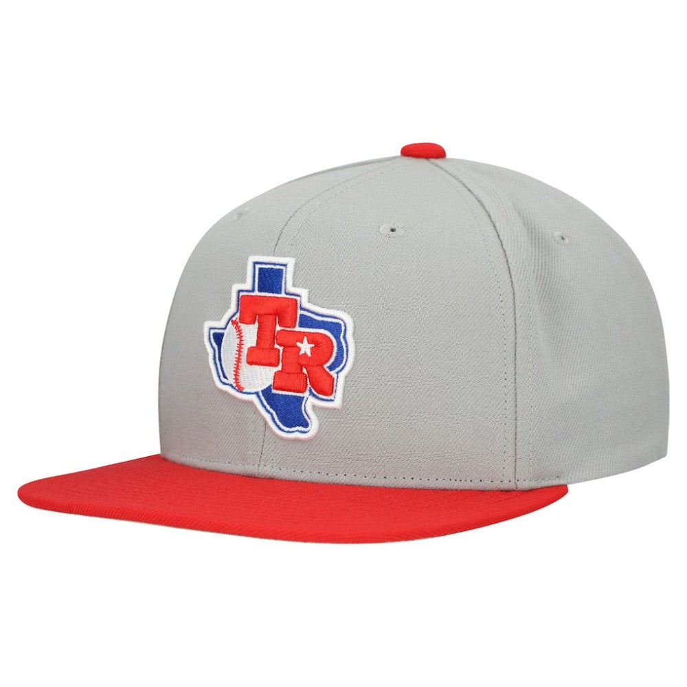 MLB Texas Rangers Mitchell & Ness Cooperstown Collection Basic Flip Snapback Hat