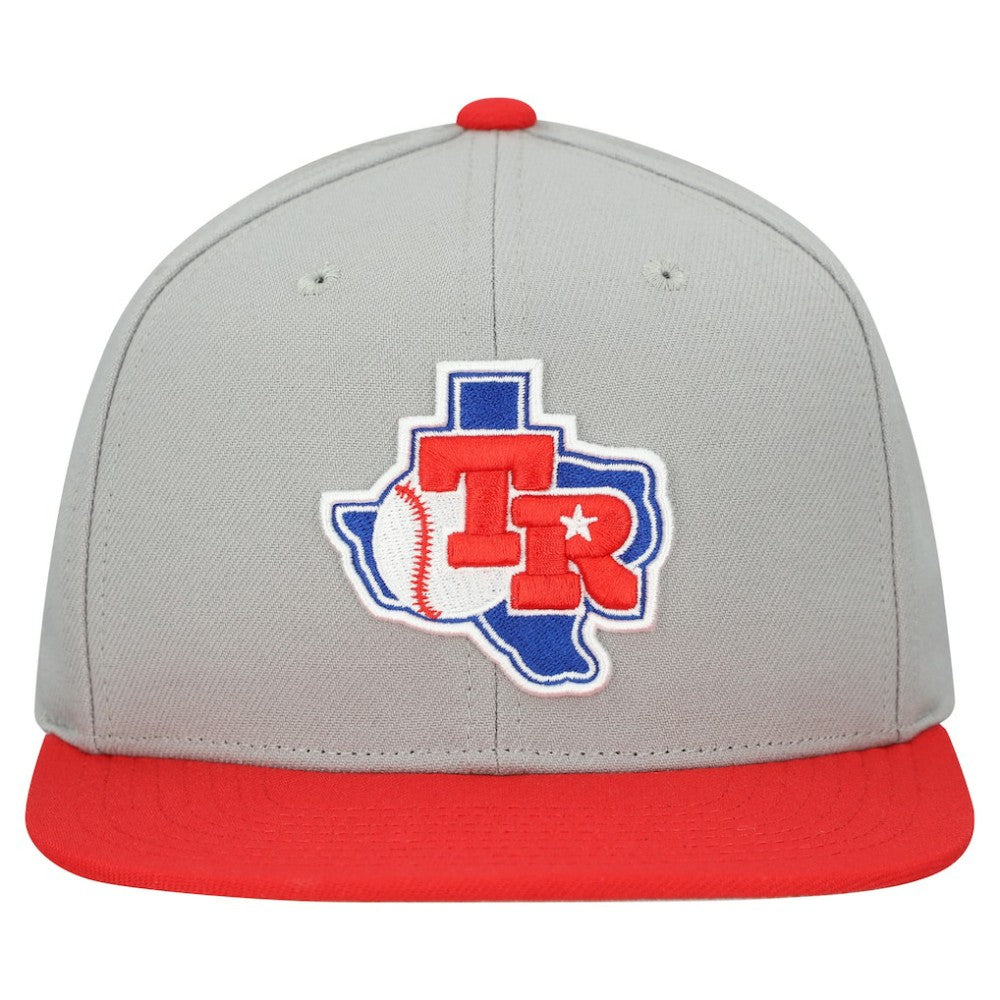 MLB Texas Rangers Mitchell & Ness Cooperstown Collection Basic Flip Snapback Hat