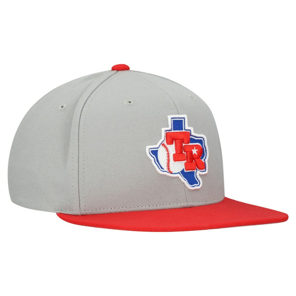 MLB Texas Rangers Mitchell & Ness Cooperstown Collection Basic Flip Snapback Hat