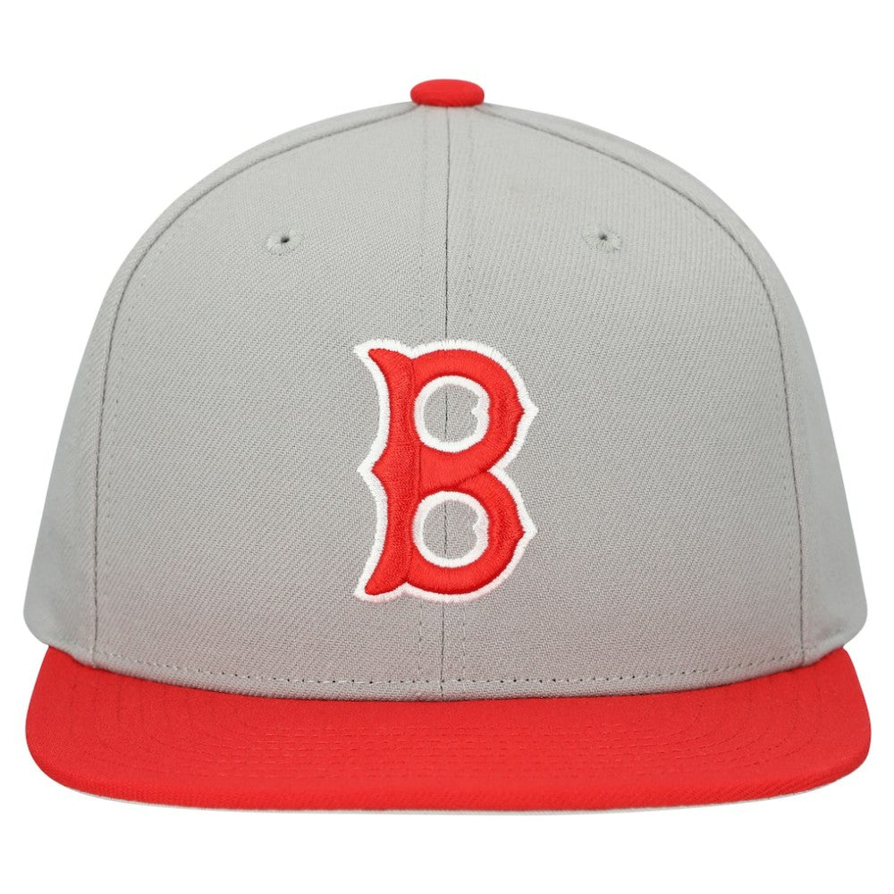 MLB Boston Red Sox Mitchell & Ness Cooperstown Collection Basic Flip Snapback Hat