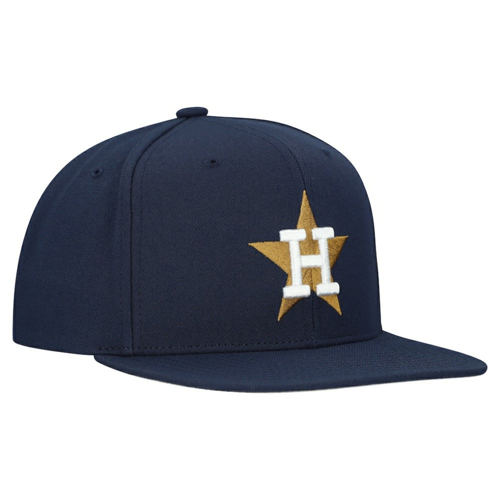 MLB Houston Astros Mitchell & Ness Cooperstown Collection Basic Flip Snapback Hat