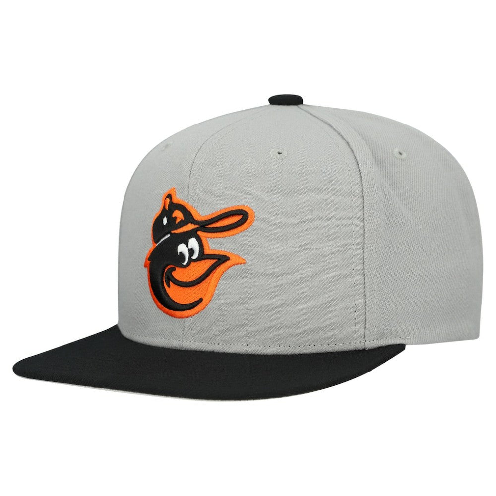 MLB Baltimore Orioles Mitchell & Ness Cooperstown Collection Basic Flip Snapback Hat