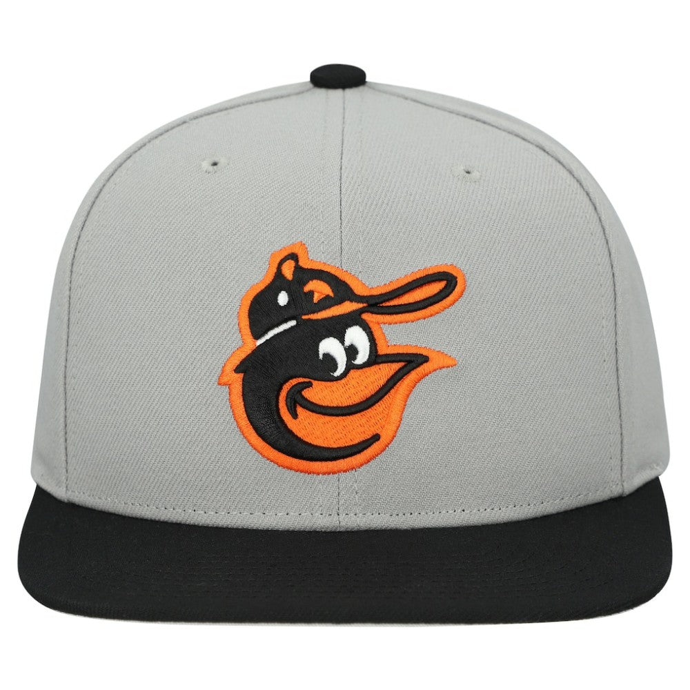 MLB Baltimore Orioles Mitchell & Ness Cooperstown Collection Basic Flip Snapback Hat