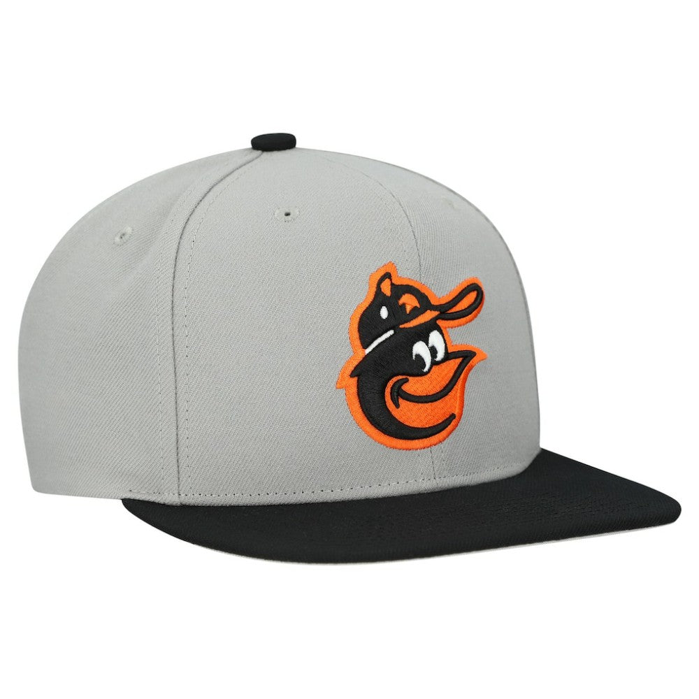 MLB Baltimore Orioles Mitchell & Ness Cooperstown Collection Basic Flip Snapback Hat