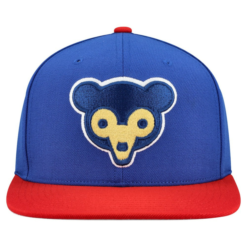MLB Chicago Cubs Mitchell & Ness Cooperstown Collection Basic Flip Snapback Hat