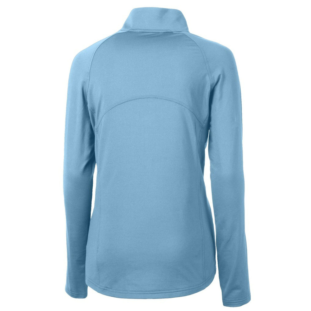 Cutter & Buck Women's Adapt Eco Knit Stretch Recycled Half-Zip Top - Washington Commanders