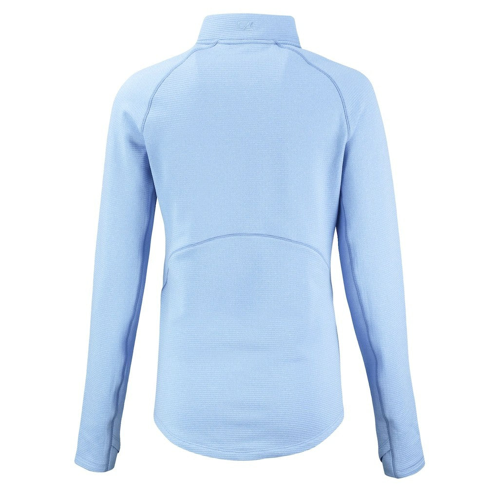 Cutter & Buck Women's Peshastin Eco Fleece Recycled Half-Zip Top - Las Vegas Raiders