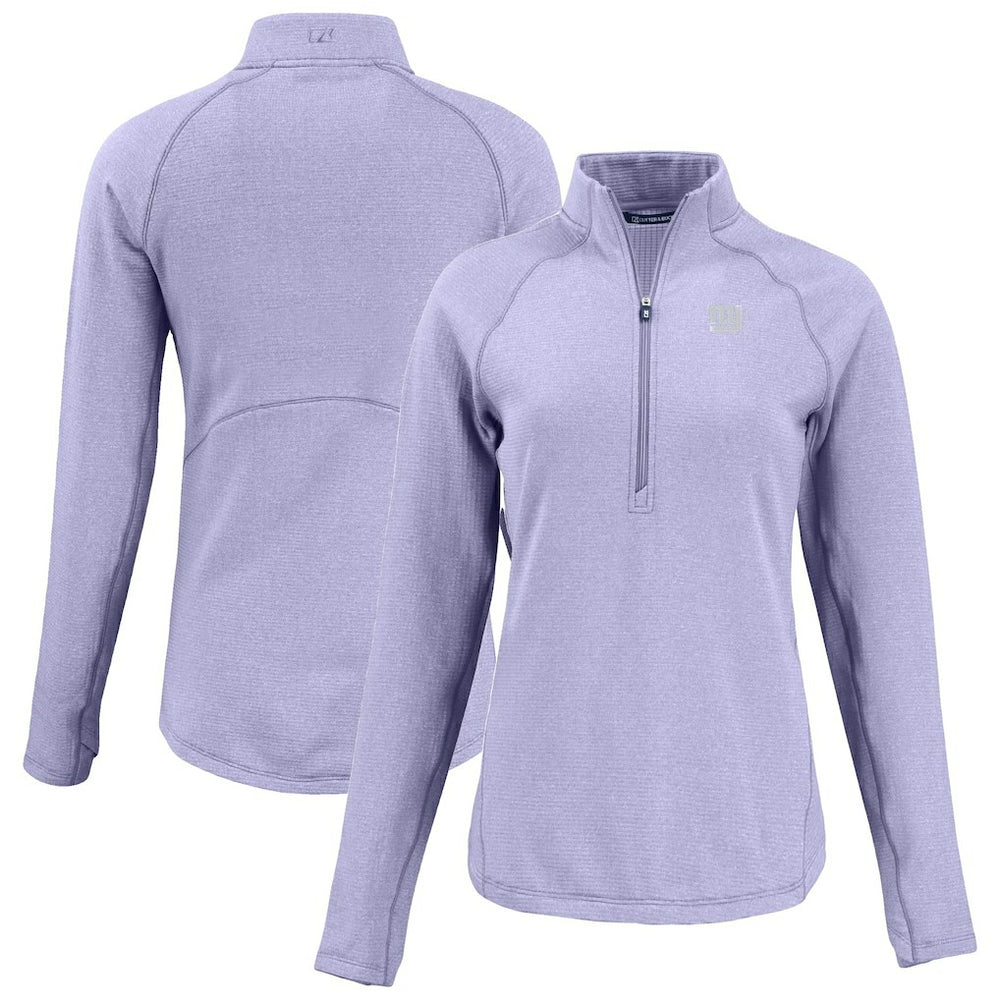 Cutter & Buck Women's Peshastin Eco Fleece Recycled Half-Zip Top - New York Giants