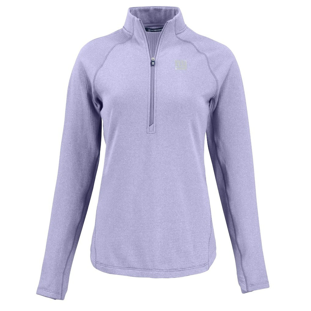 Cutter & Buck Women's Peshastin Eco Fleece Recycled Half-Zip Top - New York Giants