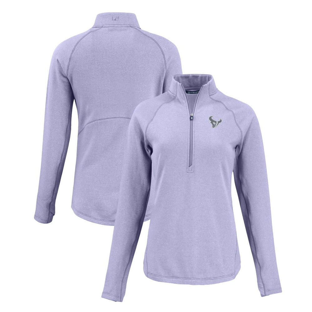 Cutter & Buck Women's Peshastin Eco Fleece Recycled Half-Zip Top - Houston Texans