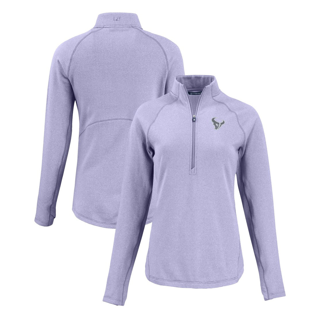 Cutter & Buck Women's Peshastin Eco Fleece Recycled Half-Zip Top - Houston Texans