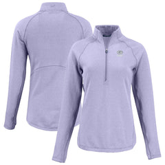 Cutter & Buck Women's Peshastin Eco Fleece Recycled Half-Zip Top - Green Bay Packers
