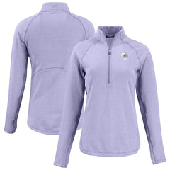 Cutter & Buck Women's Peshastin Eco Fleece Recycled Half-Zip Top - Cleveland Browns