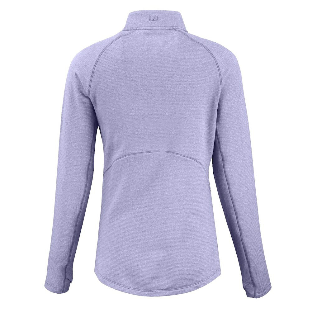 Cutter & Buck Women's Peshastin Eco Fleece Recycled Half-Zip Top - Cleveland Browns