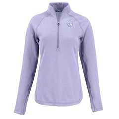 Cutter & Buck Women's Peshastin Eco Fleece Recycled Half-Zip Top - Washington Commanders
