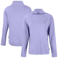 Cutter & Buck Women's Coastline Epic Comfort Eco Recycled Funnel Neck Top - Indianapolis Colts