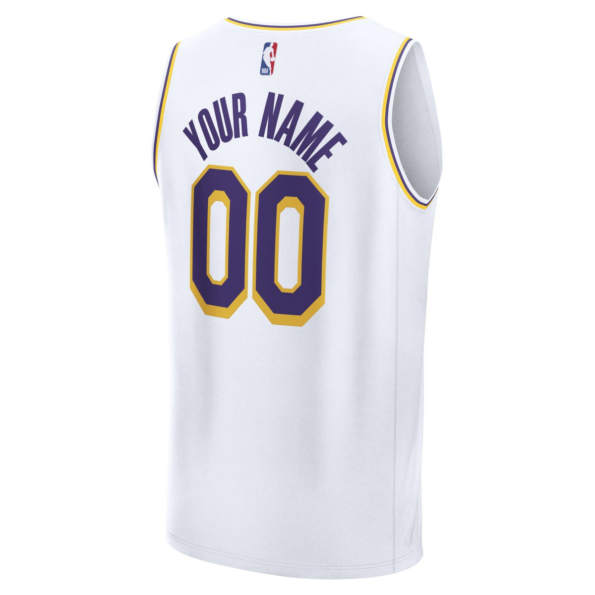 NBA Los Angeles Lakers Youth Fast Break Custom Replica Jersey