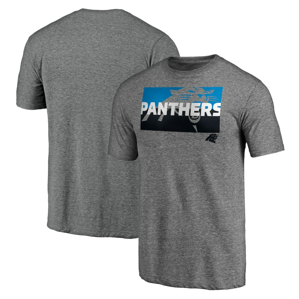 Square Off Tri-Blend T-Shirt - Carolina Panthers