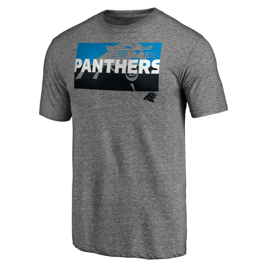 Square Off Tri-Blend T-Shirt - Carolina Panthers