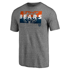Square Off Tri-Blend T-Shirt - Chicago Bears
