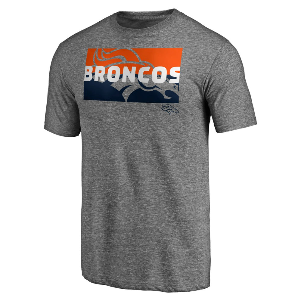 Square Off Tri-Blend T-Shirt - Denver Broncos