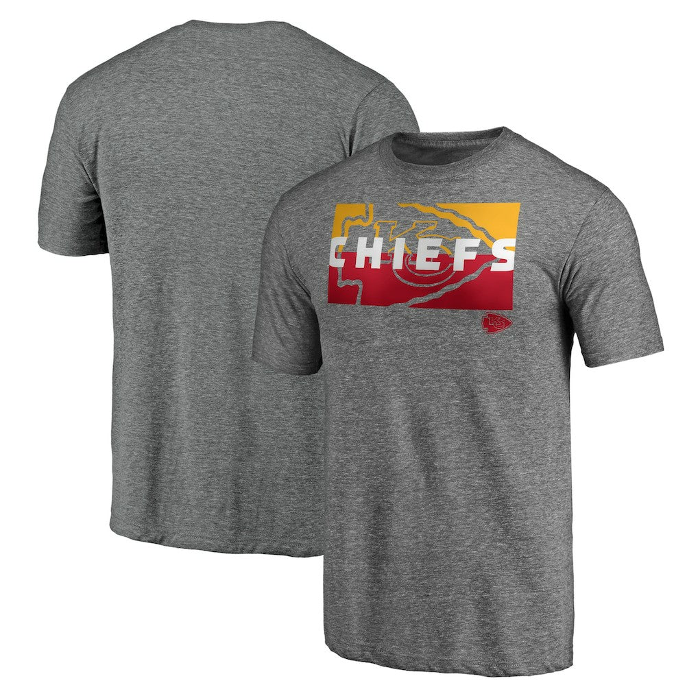 Square Off Tri-Blend T-Shirt - Kansas City Chiefs