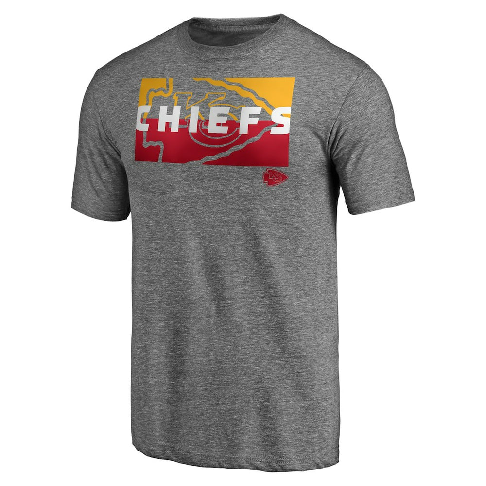 Square Off Tri-Blend T-Shirt - Kansas City Chiefs