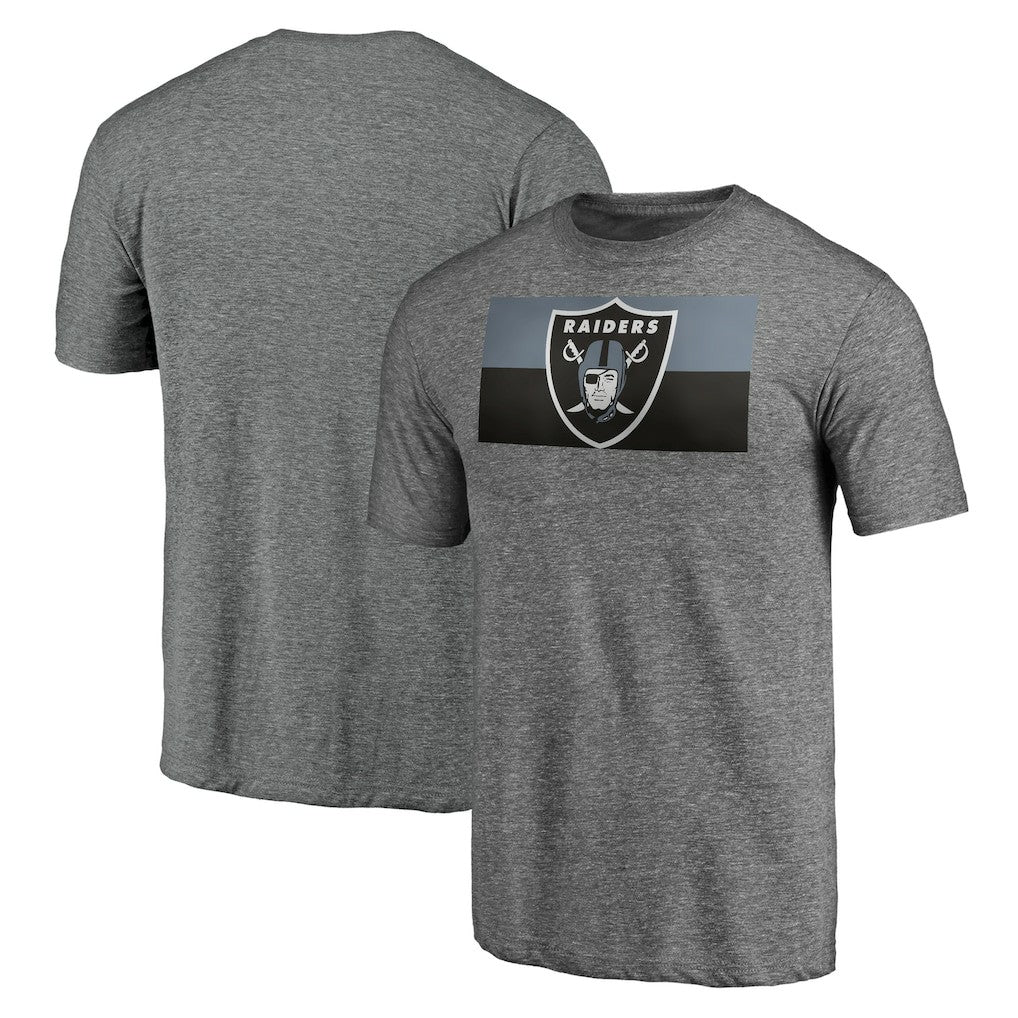Square Off Tri-Blend T-Shirt - Las Vegas Raiders
