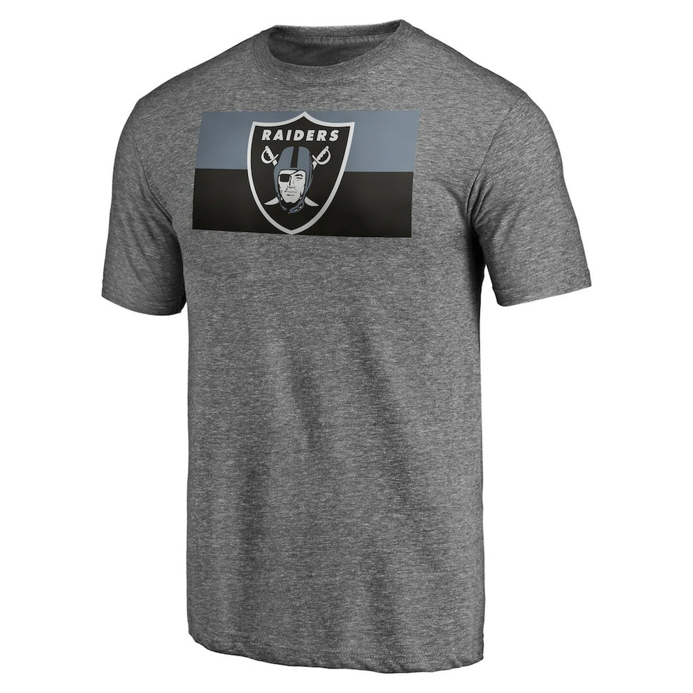 Square Off Tri-Blend T-Shirt - Las Vegas Raiders