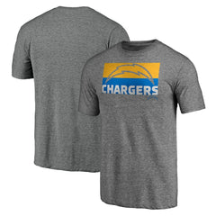 Square Off Tri-Blend T-Shirt - Los Angeles Chargers