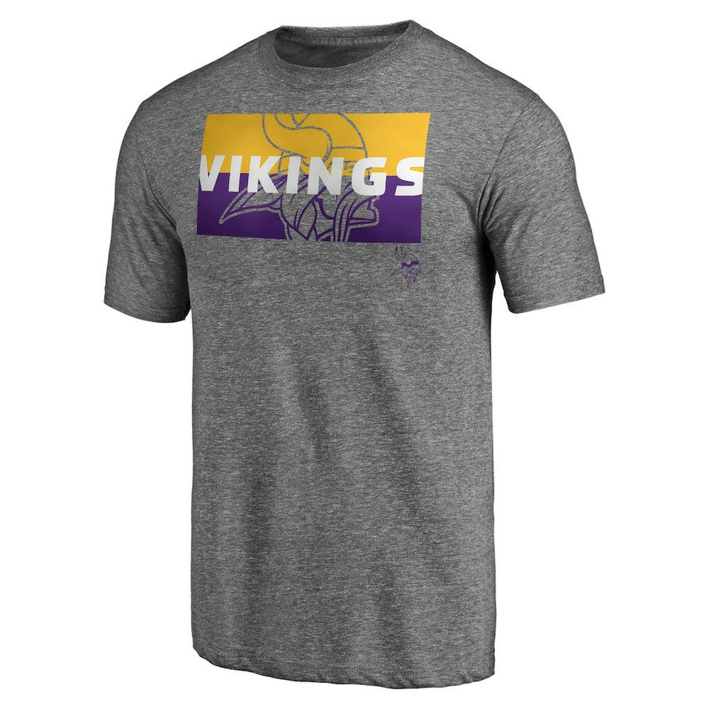 Square Off Tri-Blend T-Shirt - Minnesota Vikings