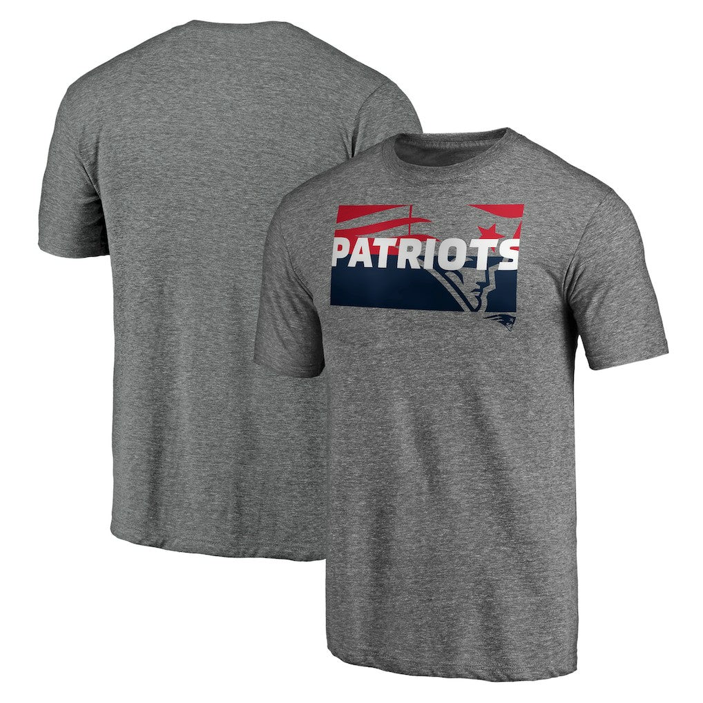 Square Off Tri-Blend T-Shirt - New England Patriots