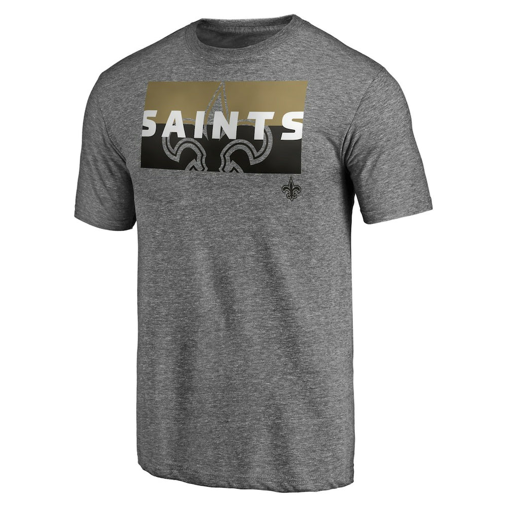 Square Off Tri-Blend T-Shirt - New Orleans Saints
