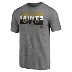 Square Off Tri-Blend T-Shirt - New Orleans Saints