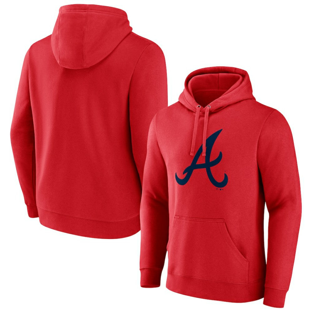 MLB Atlanta Braves Official Logo Pullover Hoodie