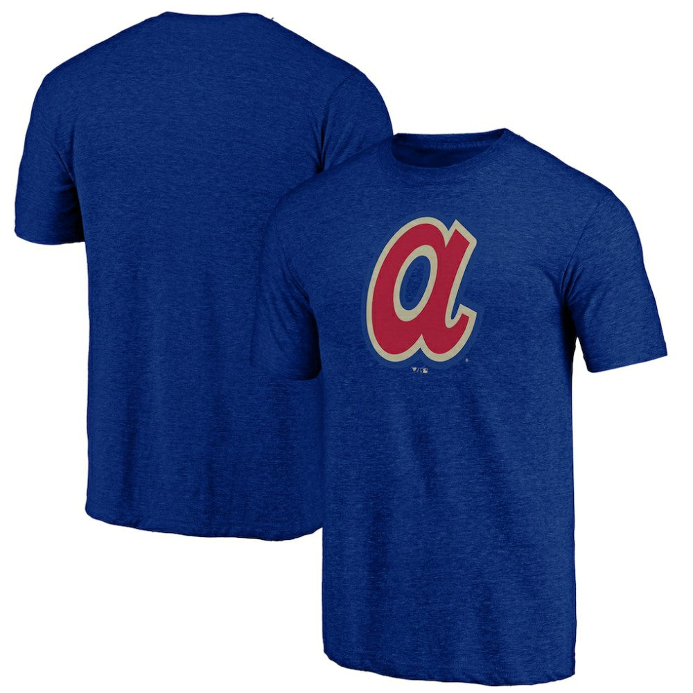 MLB Atlanta Braves Cooperstown Official Logo Tri-Blend T-Shirt