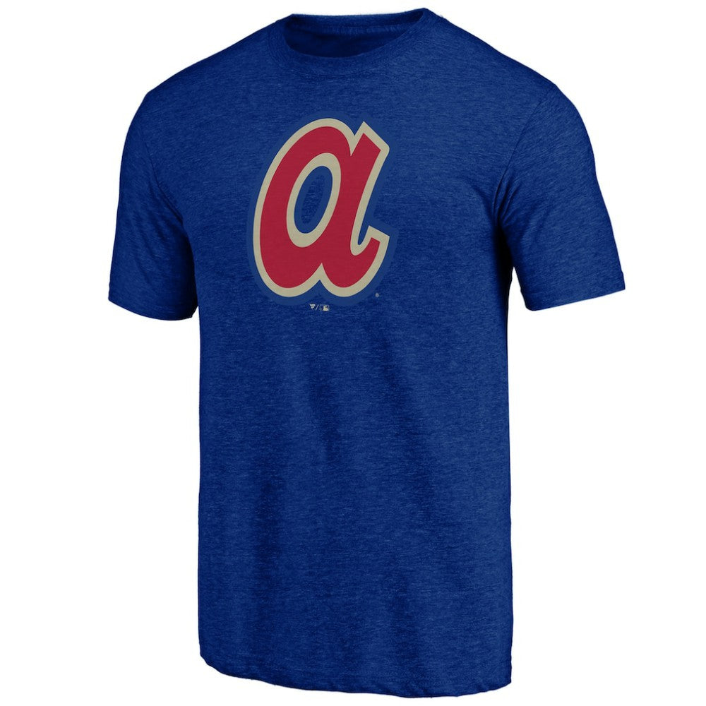 MLB Atlanta Braves Cooperstown Official Logo Tri-Blend T-Shirt