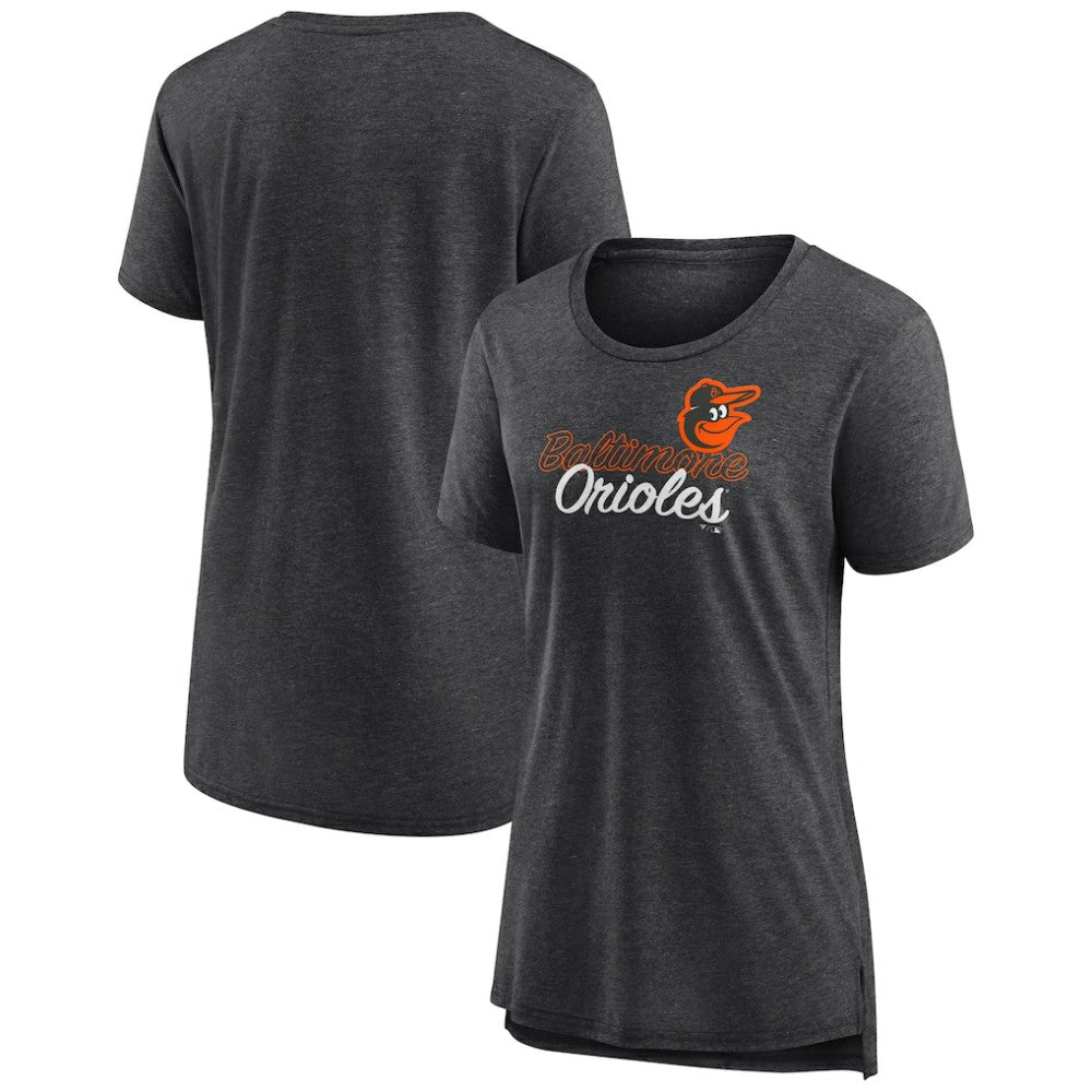 MLB Baltimore Orioles Women's Practice Time Tri-Blend T-Shirt