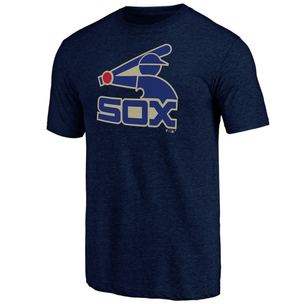 MLB Chicago White Sox Cooperstown Official Logo Tri-Blend T-Shirt