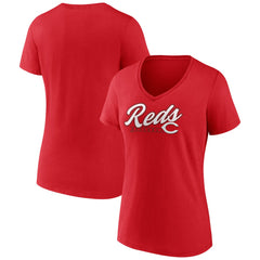 MLB Cincinnati Reds Women's One And Only V-Neck T-Shirt